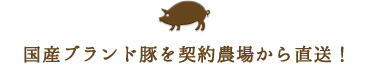 国産ブランド豚を栃木の契約農家場から朝絞めして直送！